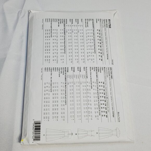 Simplicity R11768 Womens Dress Sewing Pattern W3 30W-38W Plus Size UNCUT - Picture 7 of 8